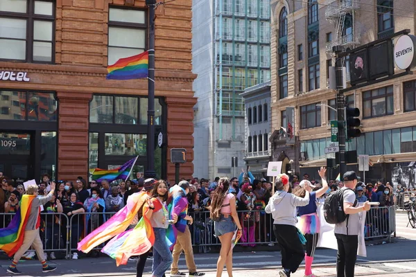 2022 San Francisco California Performers San Francisco Pride Parade —  Fotos de Stock