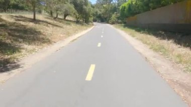 Biking Shoreline trail, Tiburon, Calfornia,america