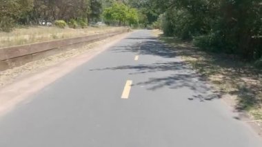 Biking Shoreline trail, Tiburon, Calfornia,america