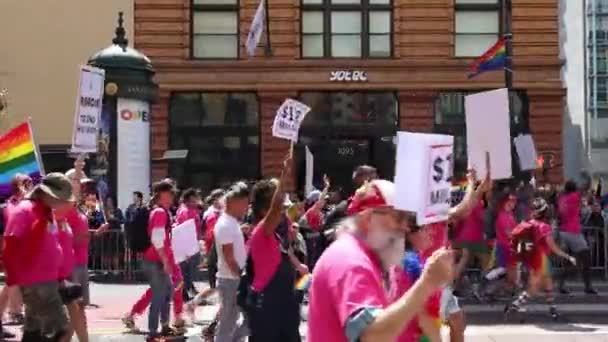 San Francusco Pride Parade 2022 — Vídeo de stock