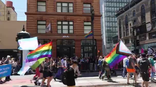 San Francusco Pride Parade 2022 — Stockvideo