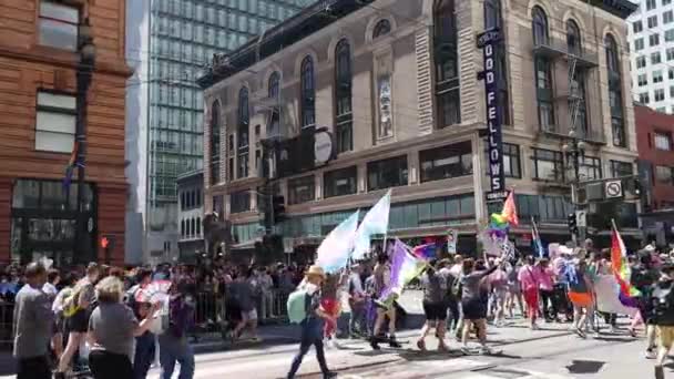 San Francusco Pride Parade 2022 — Stockvideo