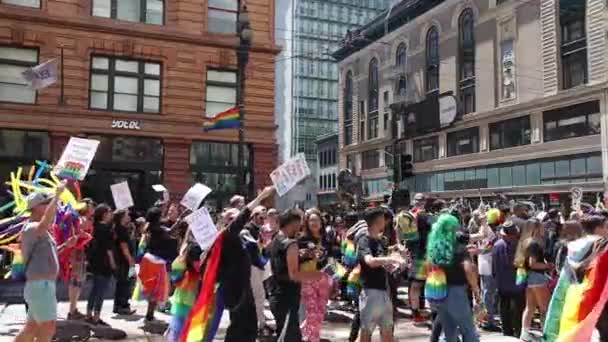 San Francusco Pride Parade 2022 — Stockvideo