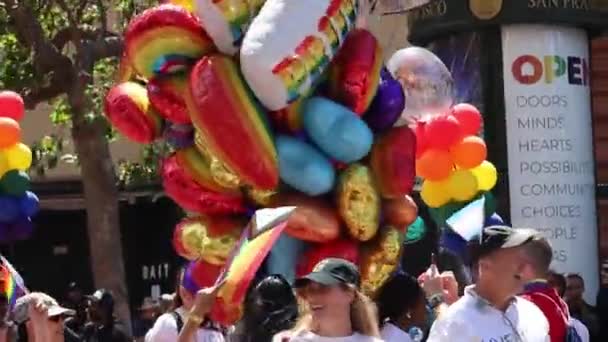 San Francusco Pride Parade 2022 — Vídeo de stock