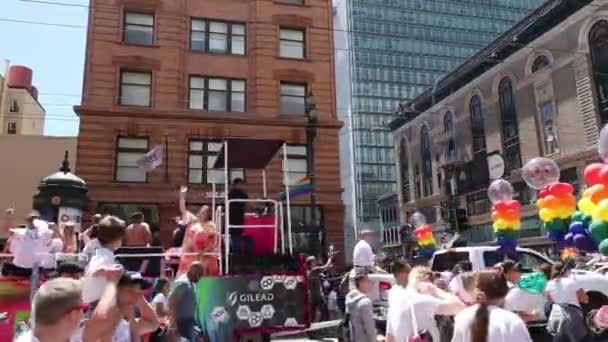 San Francusco Pride Parade 2022 — Stockvideo