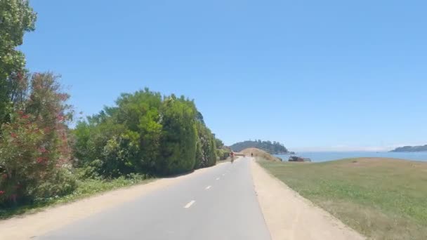 Biking Shoreline Trail Tiburon Calfornia America — Video