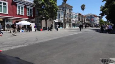 No traffic on Valencia Street, First sunday, July 5-2022, San Francisco
