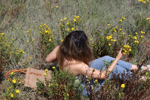 Photo Beautiful Lady Park Summer Day - Stock-foto