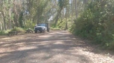 Bisikletli Burleigh Murray Parkı, Yarım Ay Körfezi Kaliforniya