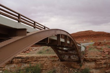 Arizona Utah 'taki Anıt Vadisi' nin Fotoğrafı