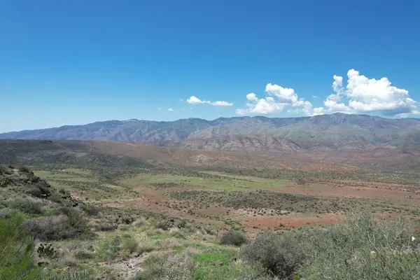 Foto Aérea Cañones Largo Carretera Phoenix Flagstaff Arizona — Foto de Stock