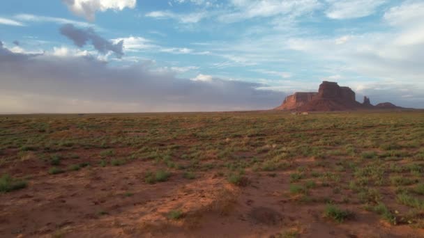 Flug Über Monument Valley Arizona — Stockvideo