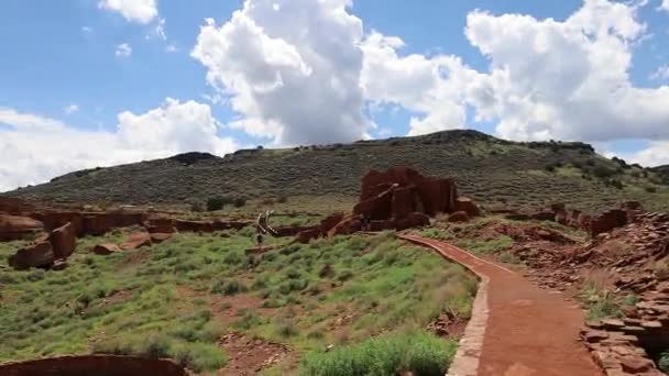 Wupatki Nemzeti Emlékmű Arizona — Stock videók