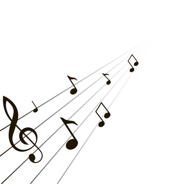 kompozisyon müzik notları. vektör çizim