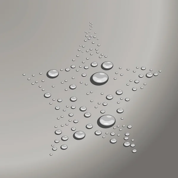su drops.vector resimde yıldız Anahattan