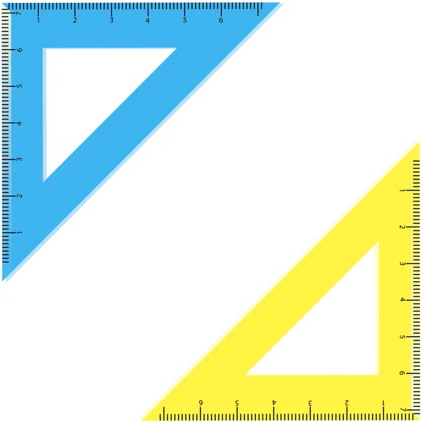 Δύο γραμμές με τη μορφή ενός τριγώνου. εικονογράφηση φορέας — Διανυσματικό Αρχείο