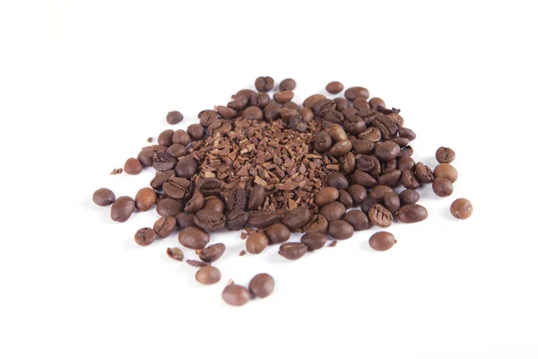 Composition of coffee beans — Stock Photo, Image