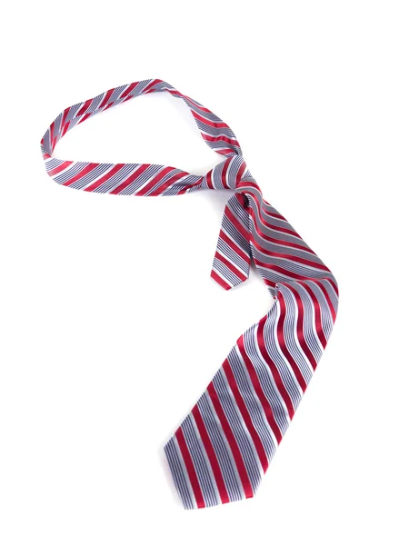 Composition of clothes, a red tie — Stock Photo, Image