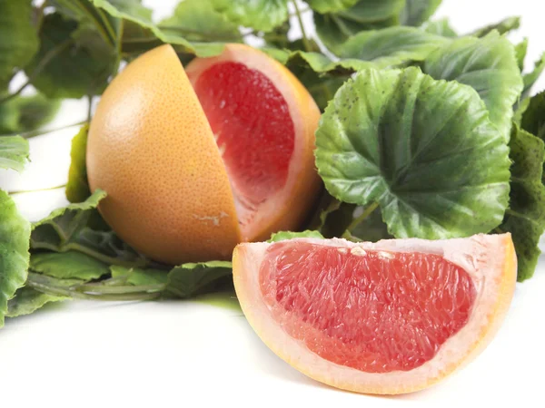 Fruit samenstelling van rijp grapefruit — Stockfoto