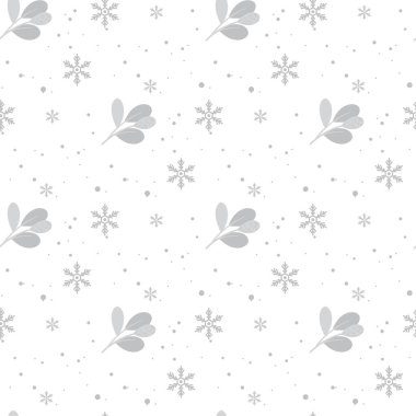 Noel sorunsuz geçmiş kar taneleri ile