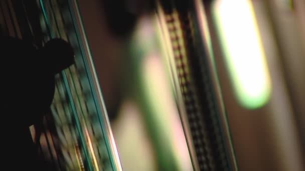 Close-up of 35mm act bobbin (mixed-other - artificial) — Stock Video