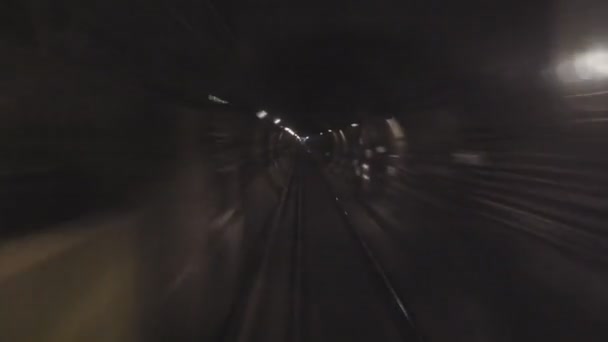 Μετρό σωλήνα υπόγειο — Αρχείο Βίντεο
