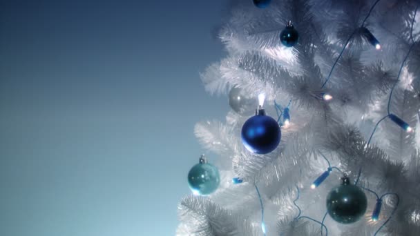 Weihnachtsbaum nahtlose Schleife Hintergrund. — Stockvideo