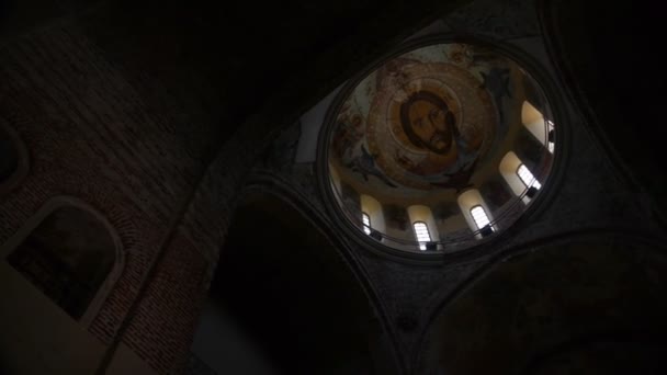 Interior view of a Cathedral — Stock Video