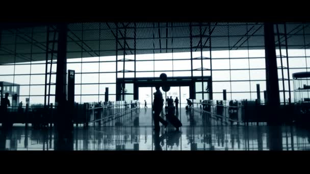 Flughafen — Stockvideo