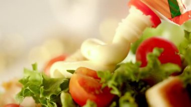 pişirme salata dizisi. sebze masa üstü.