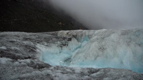 Abschmelzen der Gletscher — Stockvideo