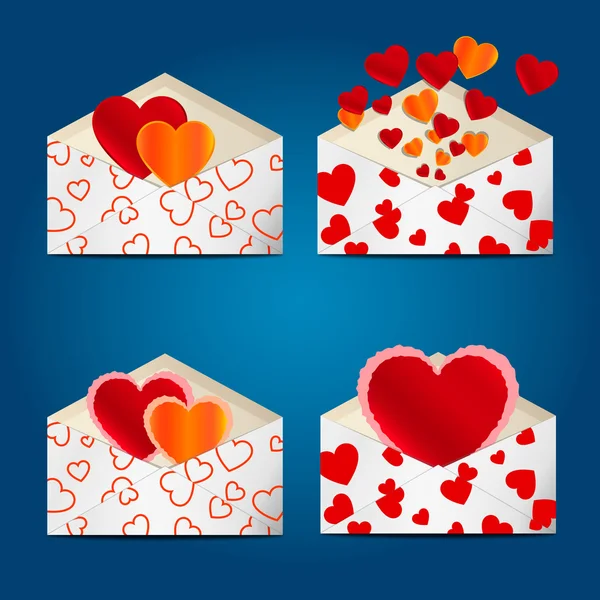 Enveloppes pour la Saint-Valentin . — Photo