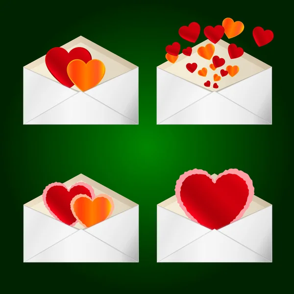 Enveloppes pour la Saint-Valentin . — Photo