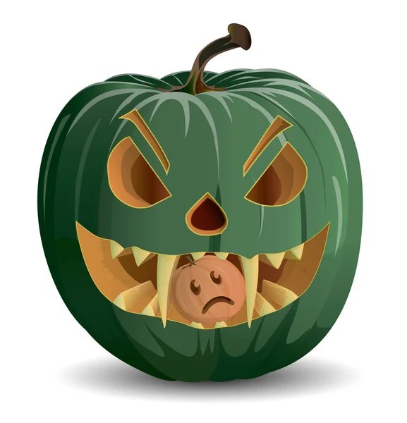 Citrouille d'Halloween — Image vectorielle