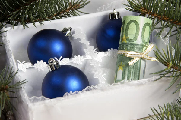 Money for Christmas — Stock Photo, Image