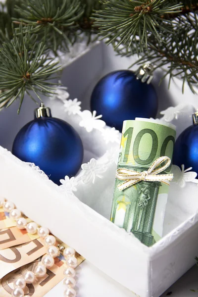 Money for Christmas — Stock Photo, Image