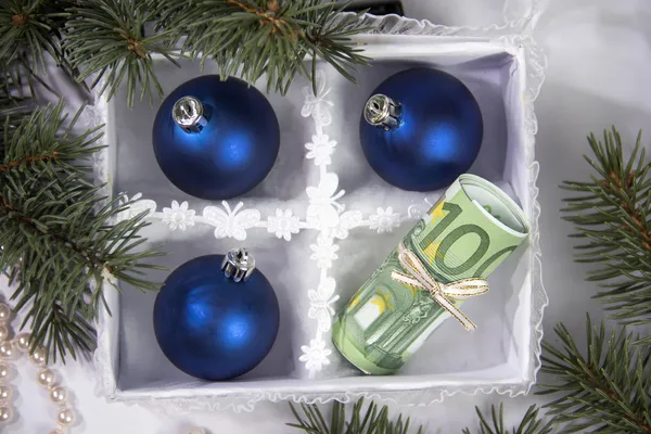 Money for Christmas — Stock Photo, Image