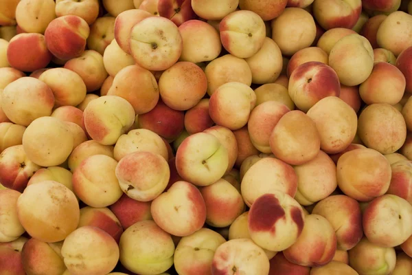 Peaches pattern texture fruit market peach background — Stock Photo, Image