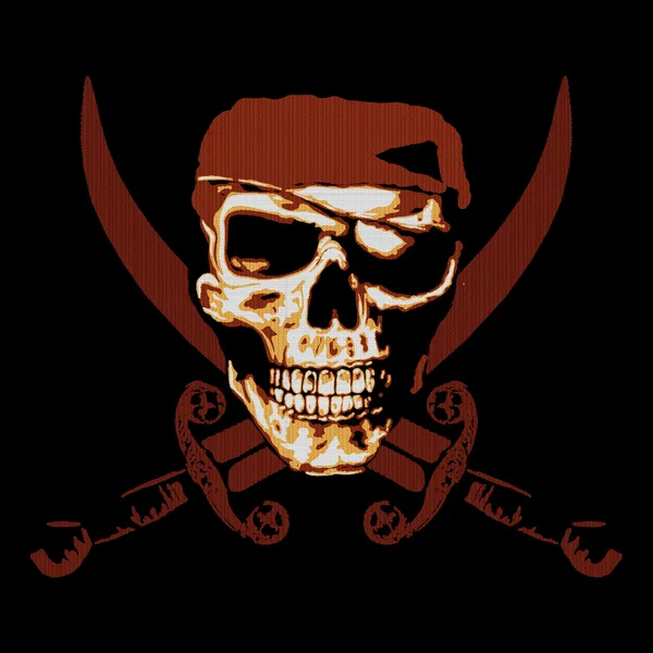 Cráneo de pirata —  Fotos de Stock