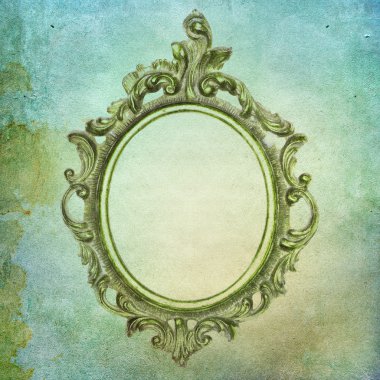 çerçeve ile Vintage shabby chic arka plan