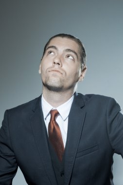 iş adamı portre fikri