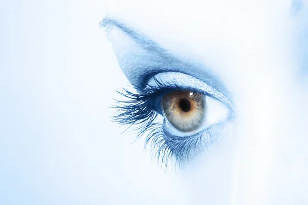 Beautiful woman eye close up — Stock Photo, Image