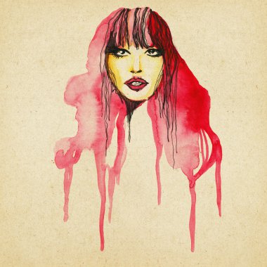 güzel modern kadın çizme