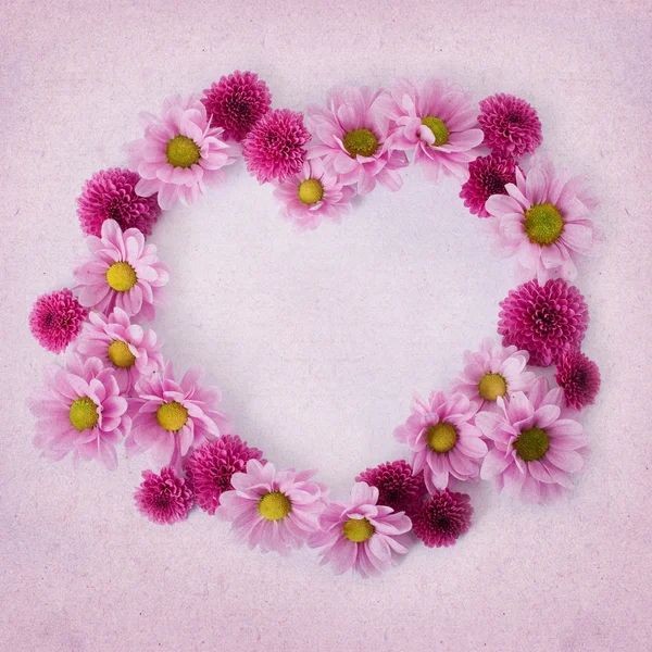 Flower Heart Background — Stock Photo, Image