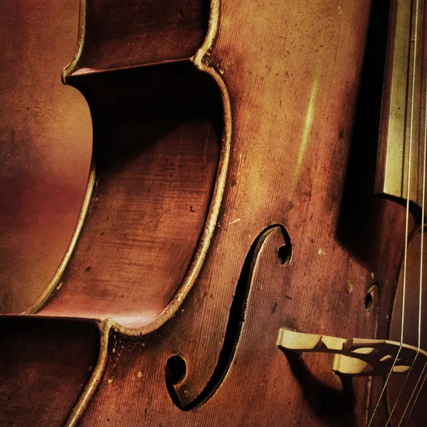 Vintage cello achtergrond — Stockfoto