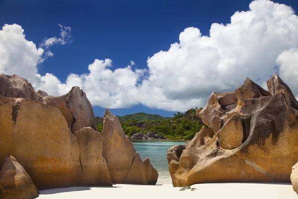 Dream beach - curieuse island — Stockfoto