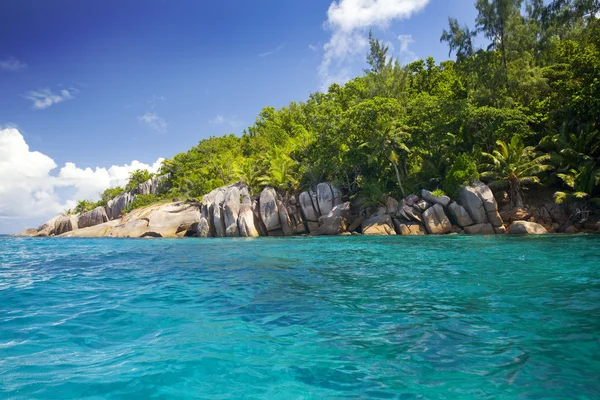 Wunderschöne Insel der Seychellen — Stockfoto