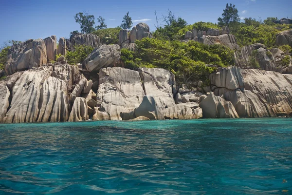 Vackra ön i Seychellerna — Stockfoto