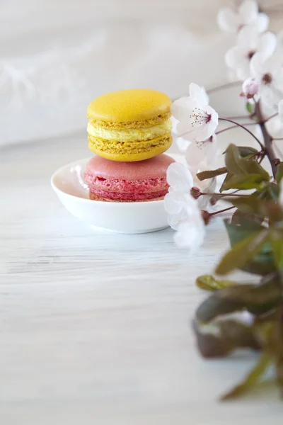 Zoete macarons — Stockfoto