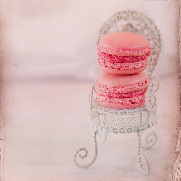 Sweet Macarons Background — Stock Photo, Image
